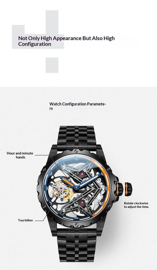 Reloj Mecánico Tourbillon Serie Gran Muralla - Image 17
