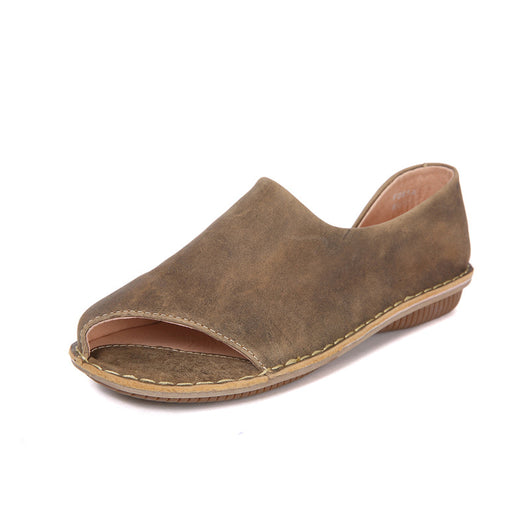 Sandalias de Cuero Artesanales para Mujer con Diseño de Pez - Image 7