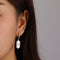 Aretes de Plata Pura Estilo Europeo Lujo Minimalista