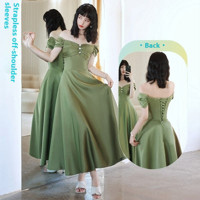 Falda Satinada Verde Aguacate para Mujer - Colección Primavera Sisters - Image 9