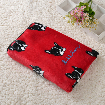 Manta de Felpa Coral para Cama de Perro - Image 2