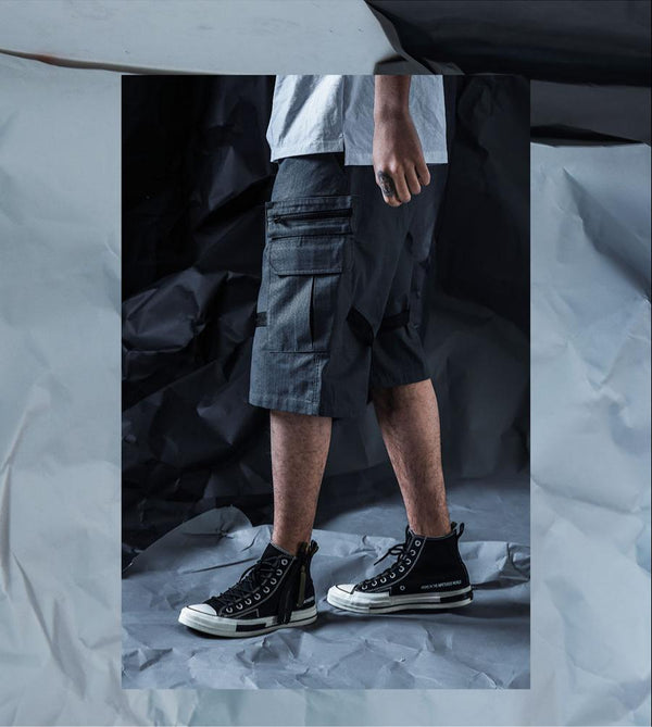 Pantalones Cortos Tácticos Paracaidista con Bolsillos Funcionales
