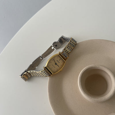Reloj Mujer Acero Estilo Barril de Vino Retro - Image 5