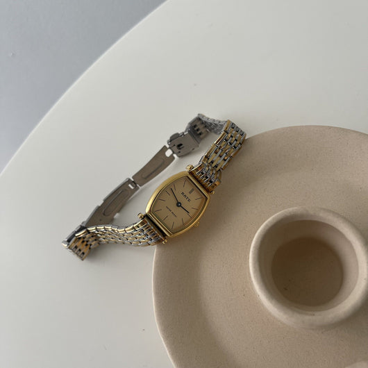 Reloj Mujer Acero Estilo Barril de Vino Retro - Image 5