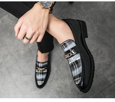 Zapatos Casuales de Cuero con Punta para Hombre - Image 29