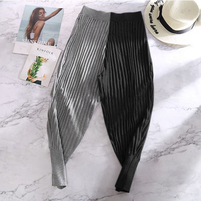 Pantalones Harem de Punto Otoño-Invierno para Mujer Cintura Ajustable - Image 15