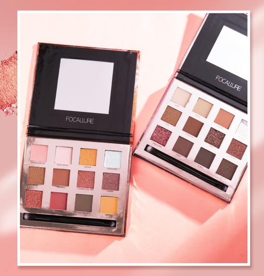 Paleta de Sombras Focallure 12 Colores Brillantes - Image 4