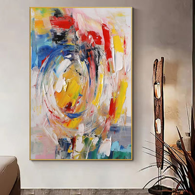 Cuadro Abstracto Moderno Pintado a Mano - Arte en Lienzo para Sala de Estar - Image 6