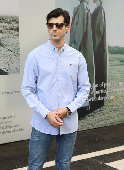 Camisa Casual de Manga Larga Talla Grande para Hombre - Image 19