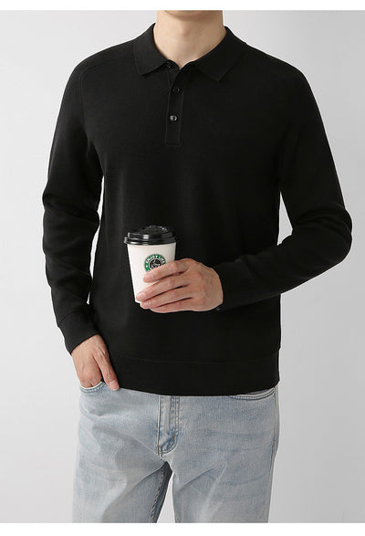 Suéter de Punto Casual en Lana de Cordero - Diseño Liso y Moderno - Image 18