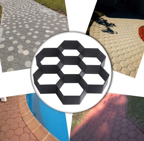 Molde Hexagonal Ultraligero para Pavimento de Jardín DIY - Image 3