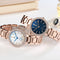 Reloj de Cristal Ilusorio con Diamantes - Sumergible y Elegante