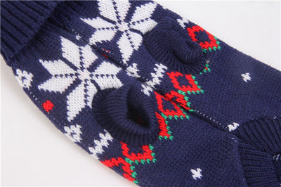 Ropa Navideña para Mascotas con Diseño de Reno, Hoja de Arce y Copo de Nieve - Image 10