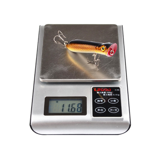Señuelo de Pesca Artificial Negro 8CM - Anzuelo Resistente 12g - Image 2