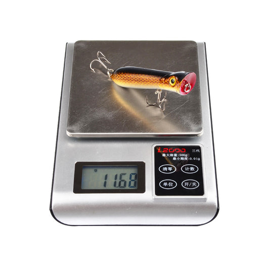 Señuelo de Pesca Artificial Negro 8CM - Anzuelo Resistente 12g - Image 2