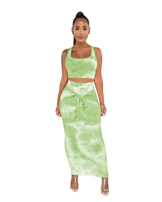 Chaleco Minifalda Tie-Dye Sensual - Image 21