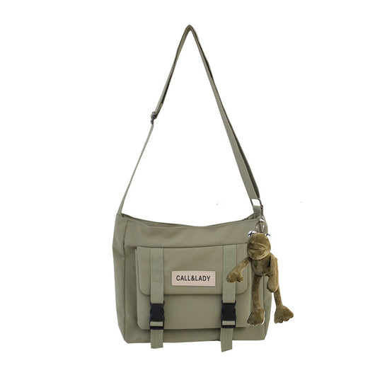Bolsa Mensajera Impermeable de Lona y Nylon para Mujer - Image 10