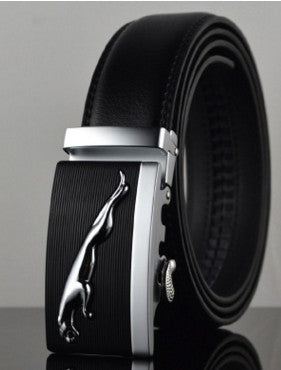 Cinturones de Cuero para Hombre con Hebilla Automática - Image 3
