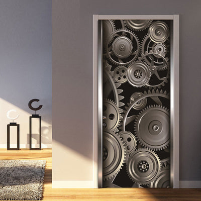 Vinilo Adhesivo 3D para Puerta - Efecto Humo Dinámico - Image 8