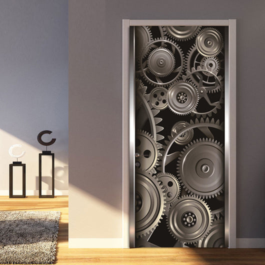 Vinilo Adhesivo 3D para Puerta - Efecto Humo Dinámico - Image 8