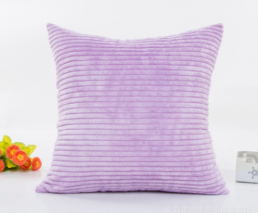 Juego de Funda de Almohada y Cojín de Pana Acanalada Suave con Patrón de 2.5 Rayas - Image 10