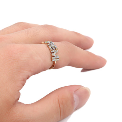 Anillo de Diamante en Acero Inoxidable Personalizado - Image 2