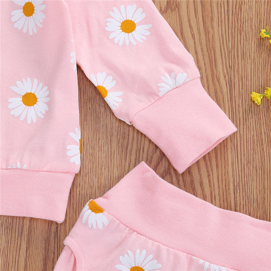 Conjunto Infantil Estampado Crisantemo para Bebé y Niño - Image 15