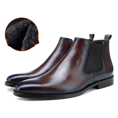 Botas Martin de Cuero Genuino Estilo Británico Forradas en Terciopelo - Image 8
