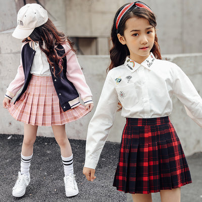 Falda Escocesa Roja Multiuso Estilo Colegiala - Image 11