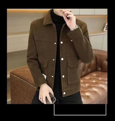 Chaqueta de Pana Casual Elegante para el Trabajo - Image 11