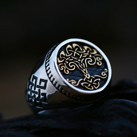 Anillo Árbol de la Vida en Acero Inoxidable - Image 8