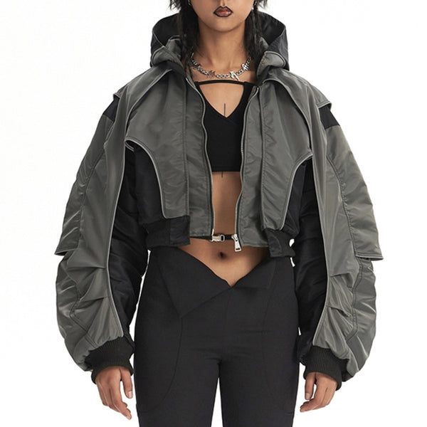 Chaqueta Bomber MA-1 con Detalles Reflectantes