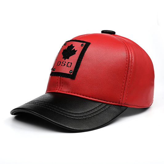 Gorra de Cuero Genuino Cordero para Parejas - Hombre y Mujer