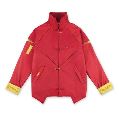 Chaqueta Funcional Oversized Estilo Urbano Punk Asiático - Image 7