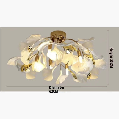 Lámpara Colgante Ginkgo de Cerámica para Comedor y Dormitorio - Image 14