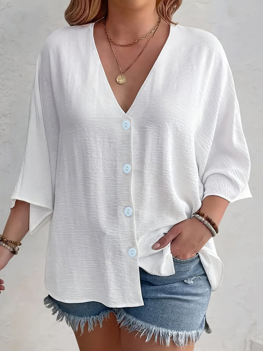 Cardigan de Botones Liso de Manga Larga para Mujer - Image 6