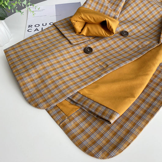 Traje a Cuadros Retro Primavera para Mujer - Image 4