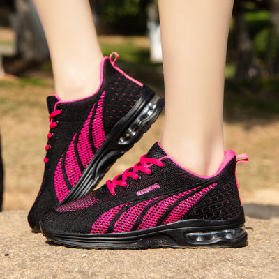 Zapatillas Deportivas Mujer Tejido Transpirable con Cojín de Aire