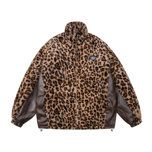Abrigo Acolchado Retro Unisex de Algodón