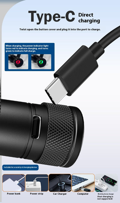Linterna Frontal LED Recargable de Alta Potencia con Batería de Larga Duración - Image 5