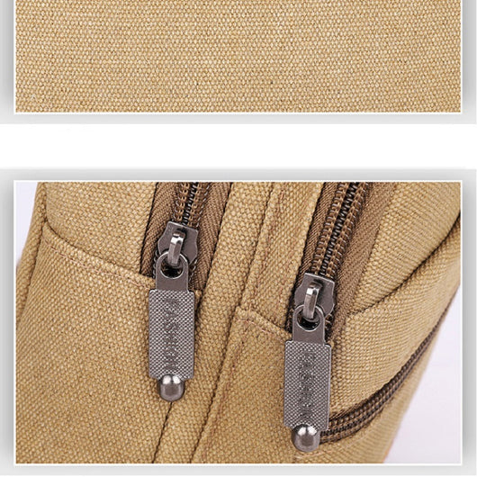 Bolsa Mensajera Casual de Lona para Hombre - Image 14
