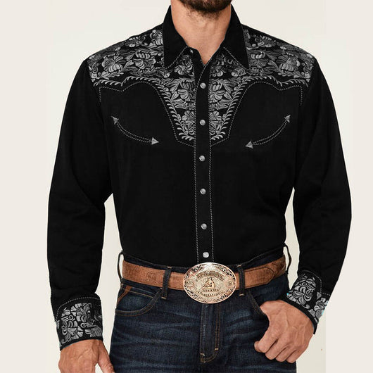 Camisa Casual de Manga Larga con Estampado 3D - Image 15