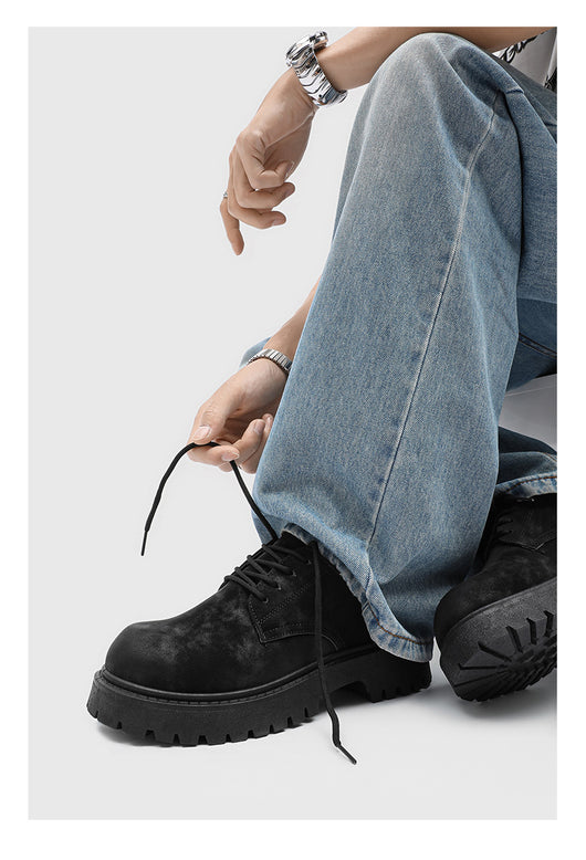 Botas de Trabajo Retro Bajas para Hombre - Invierno - Image 17