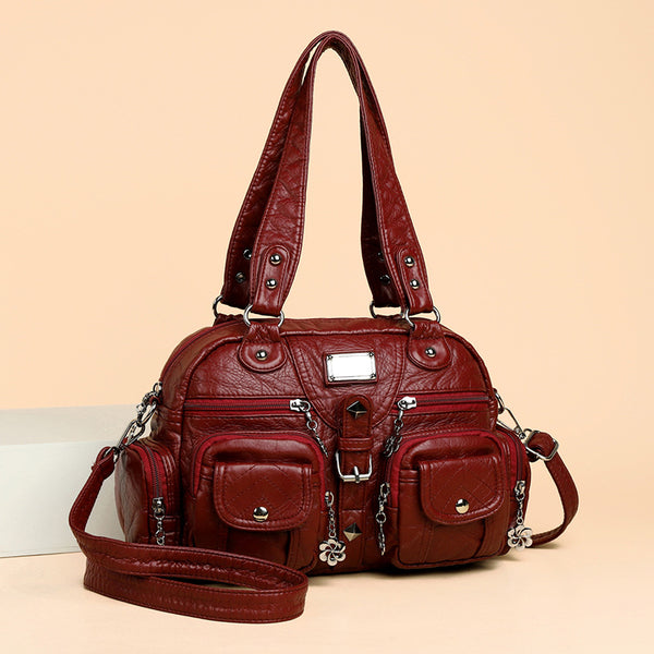 Bolso Mensajero Retro Vintage Estilo Europeo Americano para Mujer