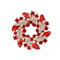 Crystal brooch, diamond-encrusted bauhinia brooch, brooch Rojo