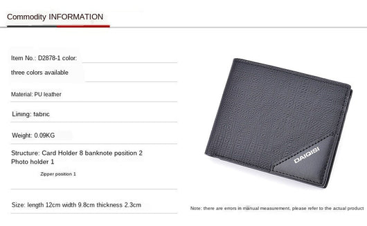 Billetera Slim de Cuero para Hombre - Cartera Minimalista Ejecutiva - Image 8