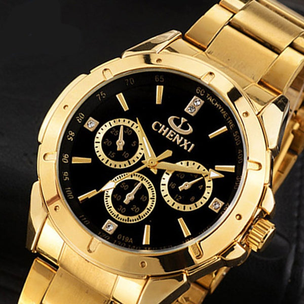 Reloj de Cuarzo Luminoso Resistente al Agua