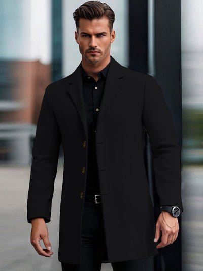 Abrigo Slim Fit con Solapa Europea - Corte Moderno y Elegante - Image 7