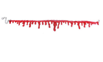 Collar Punk Gota de Sangre Halloween Unisex para Hombre y Mujer - Image 3