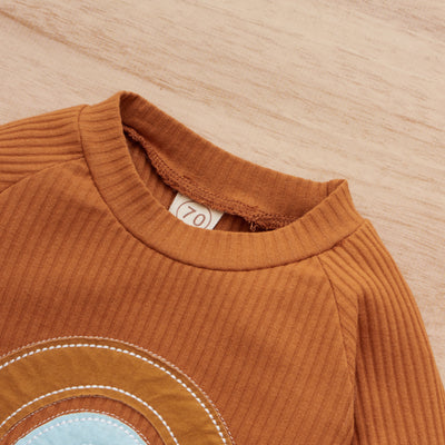 Conjunto Deportivo para Niñas Arcoíris de Algodón con Sudadera y Pantalón - Image 18